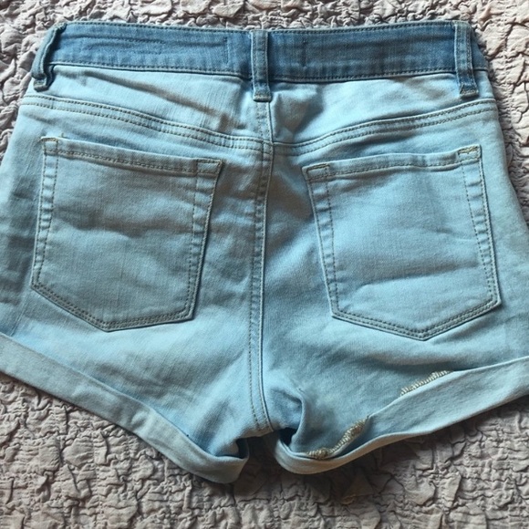 PacSun two tone denim shorts - Picture 2 of 2